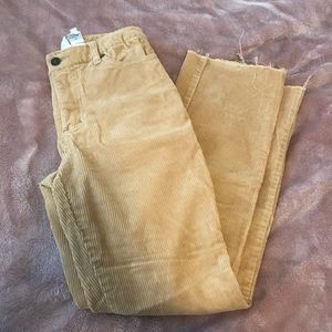 Vintage Corduroys! High Waisted and Raw Cut